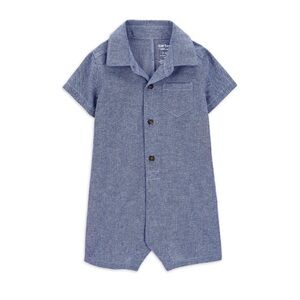 NWT Carter's Child of Mine Baby Boy Romper, One-Piece, Size 12 Months